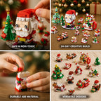 Advent Calendar 24-Day Buildable Non-Toxic ABS