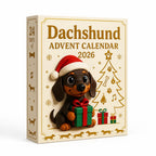 Advent Calendar Acrylic Dachshund 24-Day