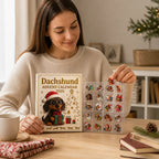 Advent Calendar Acrylic Dachshund 24-Day