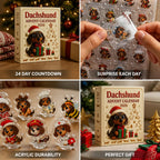 Advent Calendar Acrylic Dachshund 24-Day