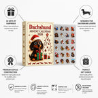 Advent Calendar Acrylic Dachshund 24-Day