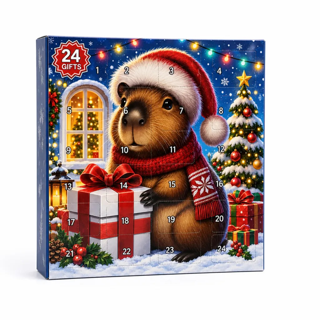 Advent Calendar Capybara Theme Multicolor Compact
