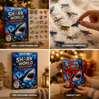Advent Calendar Shark Theme Acrylic Daily Surprises