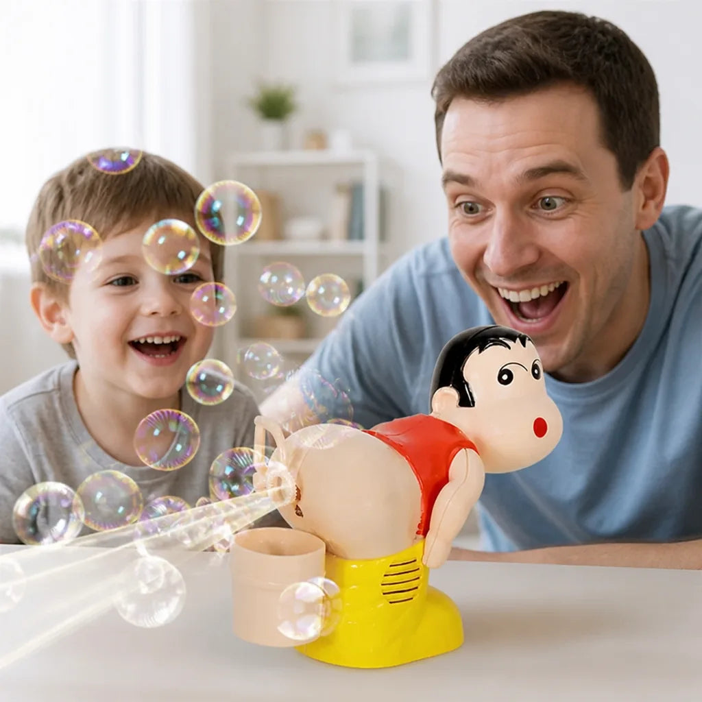 Bubble Blower Battery-Powered Hands-Free Music & Lights