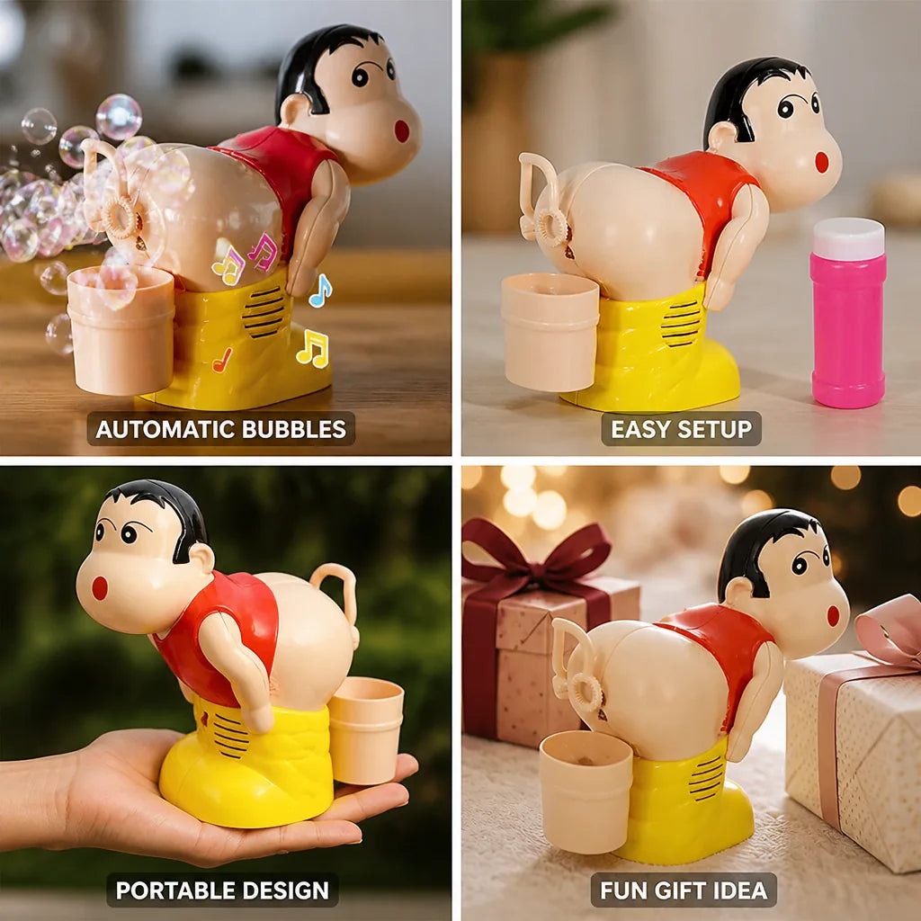 Bubble Blower Battery-Powered Hands-Free Music & Lights