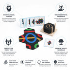 Children's Path Puzzle Solid Wood Logic Game