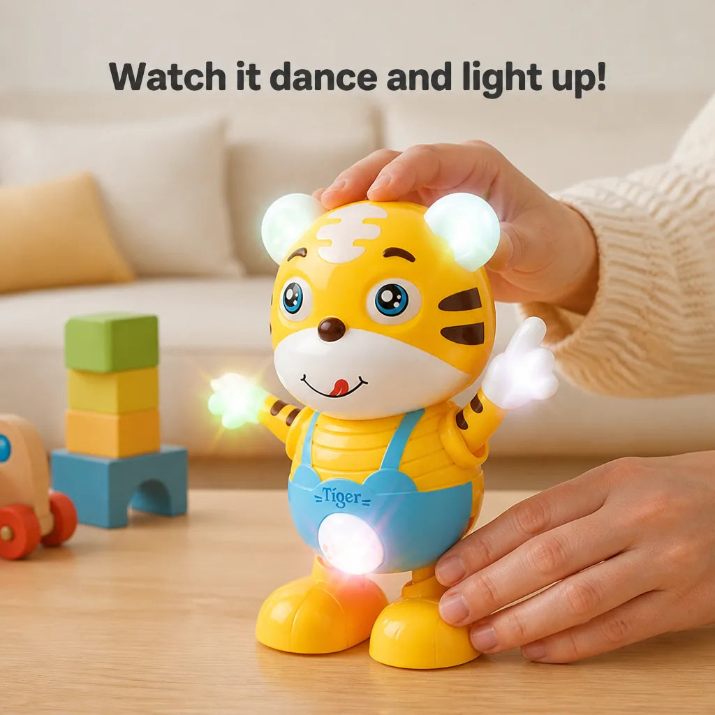 Children's Toy Dancing Tiger Music & Lights