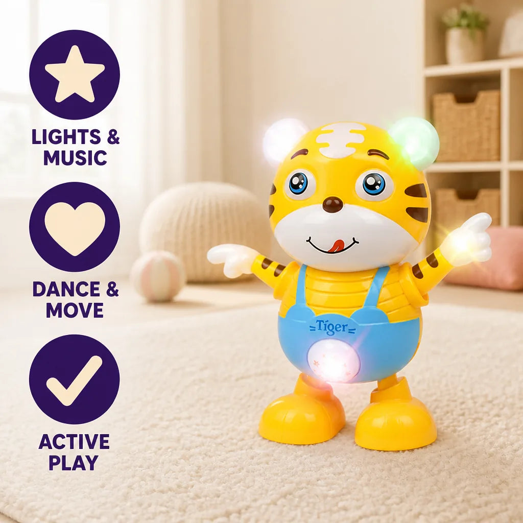 Children's Toy Dancing Tiger Music & Lights