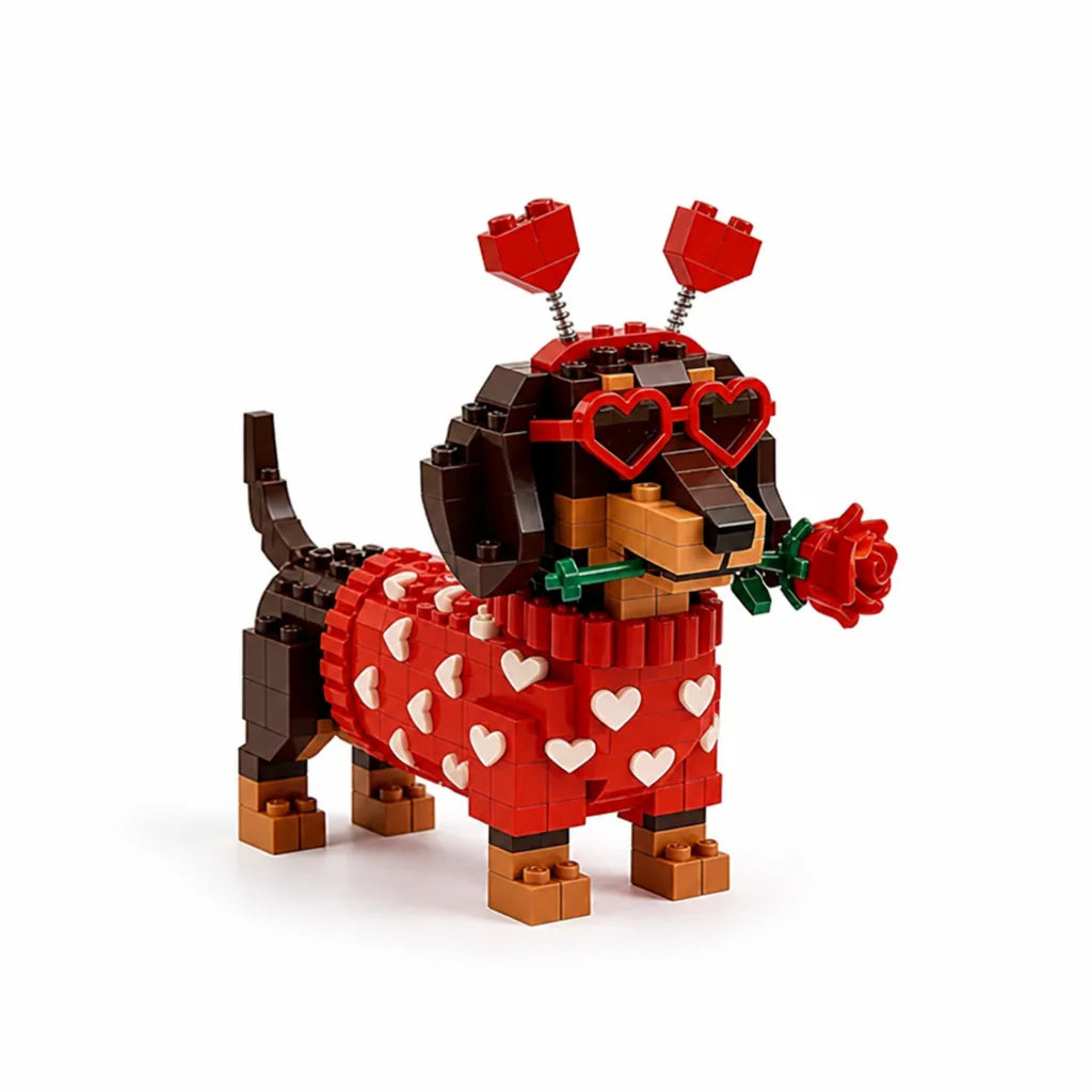 Dachshund Building Kit 3D DIY No Paint Or Glue