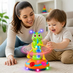 Dancing Caterpillar Toy Music & LED Lights Battery-Operated