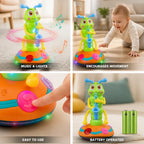 Dancing Caterpillar Toy Music & LED Lights Battery-Operated