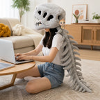Dinosaur Costume Plush Printed Skeleton Pull On