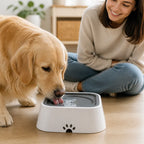 Dog Water Dispenser Splash-Free Slow-Flow BPA-Free 1.5L
