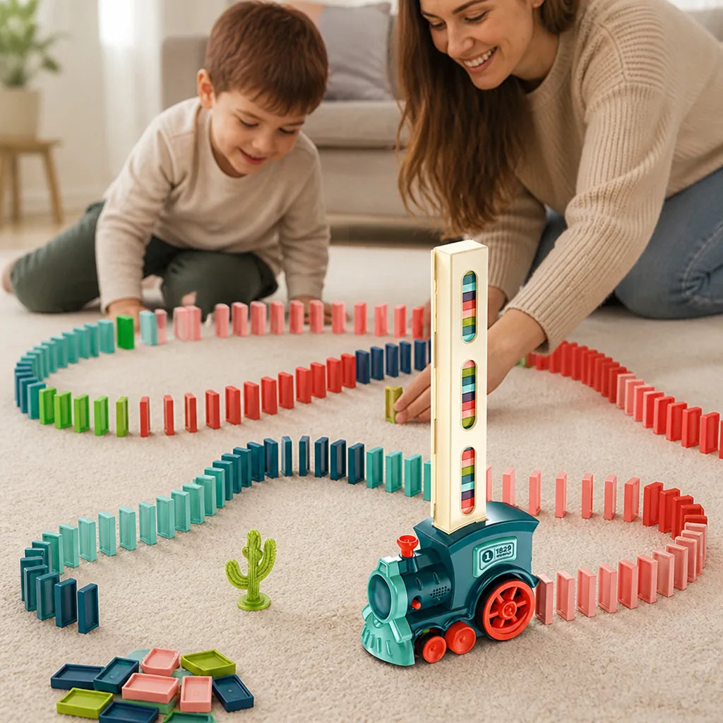 Domino Train Automatic Laying Up To 180 Pieces
