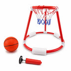 Floating Basketball Hoop Stable Quick Setup Includes Ball