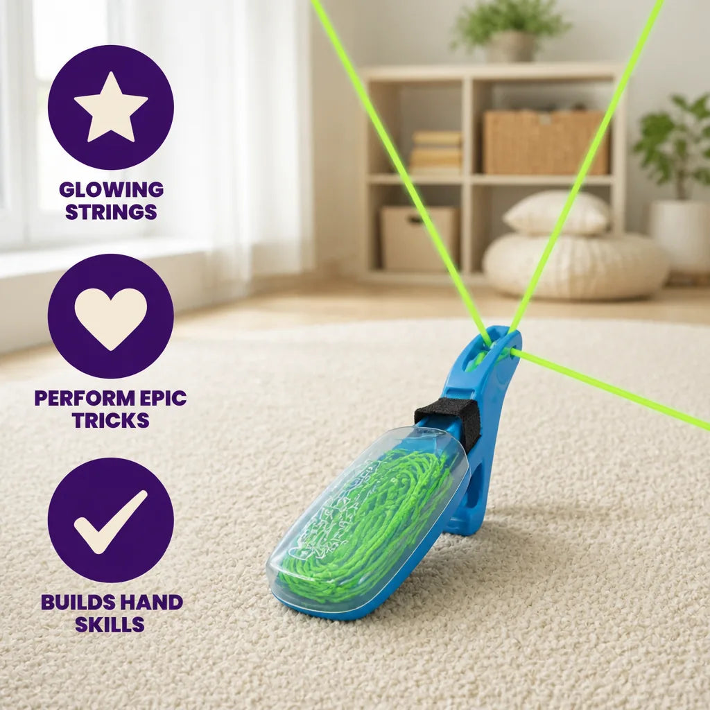 Flying String Toy Glowing & Self-Guiding