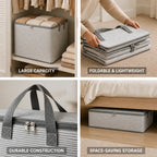 Foldable Storage Bag Extra-Large Handle & Zip