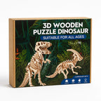 Kids 3D Puzzle Painting Set Wooden Non-Toxic 2-Pack