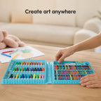 Kids Art Kit 6-in-1 Watercolor Travel Case