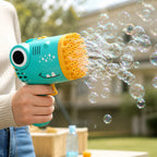 Kids Bubble Blaster Dinosaur Design 40-Hole Battery Operated