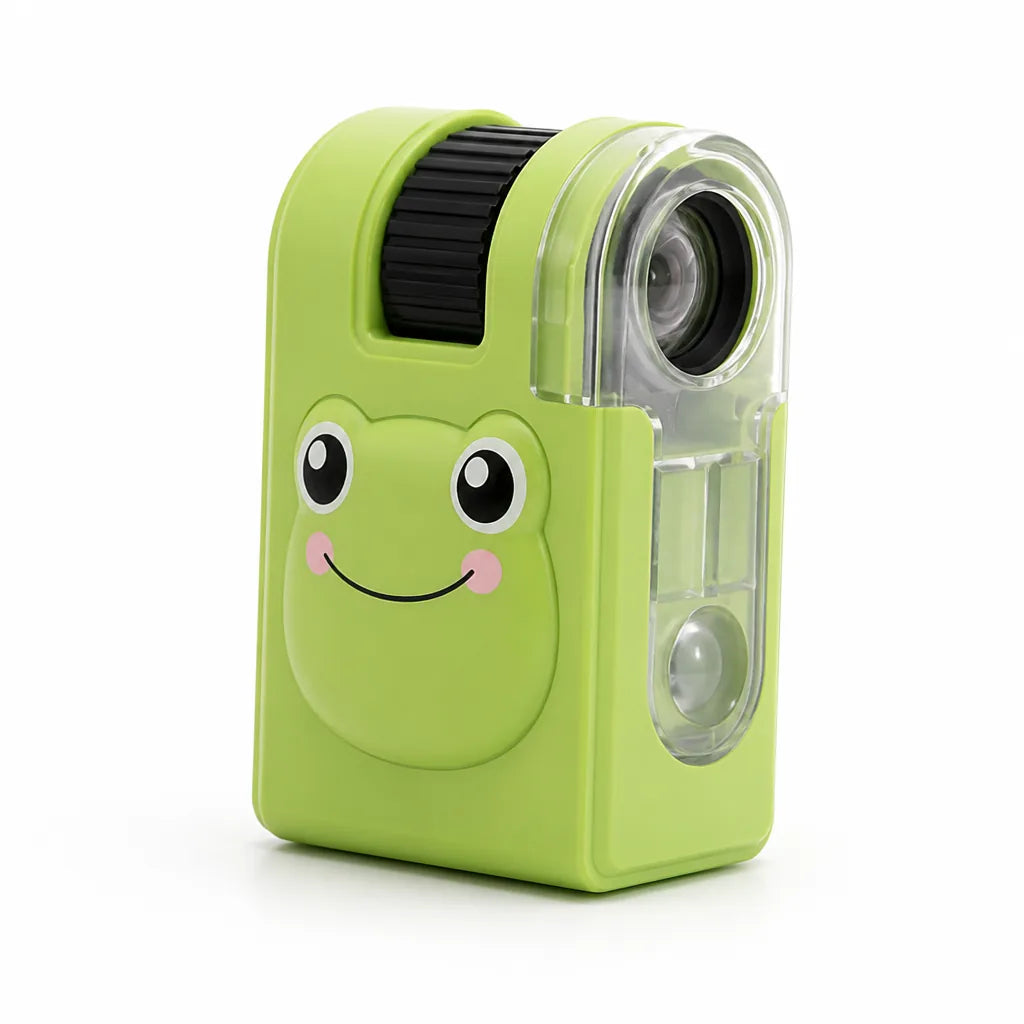 Kids Microscope Adjustable Magnification & LED