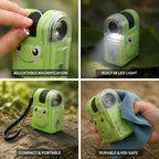 Kids Microscope Adjustable Magnification & LED
