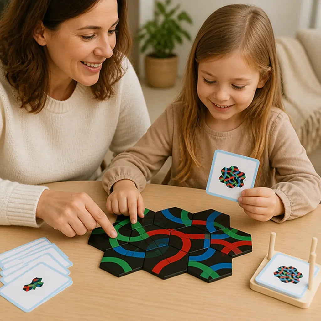 Logic Puzzle Game Path-Building Multiple Difficulty Levels
