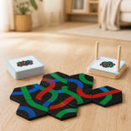 Logic Puzzle Game Path-Building Multiple Difficulty Levels