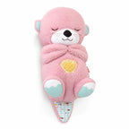 Otter Plush Toy One-Button Heartbeat & Calming Sounds