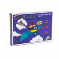 Paper Airplane Kit 16 Piece Multicolored Fold-And-Fly