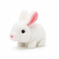 Plush Bunny Toy Walks & Squeaks Battery Operated