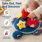 Sensory Toy Turtle Soft Multi-Texture