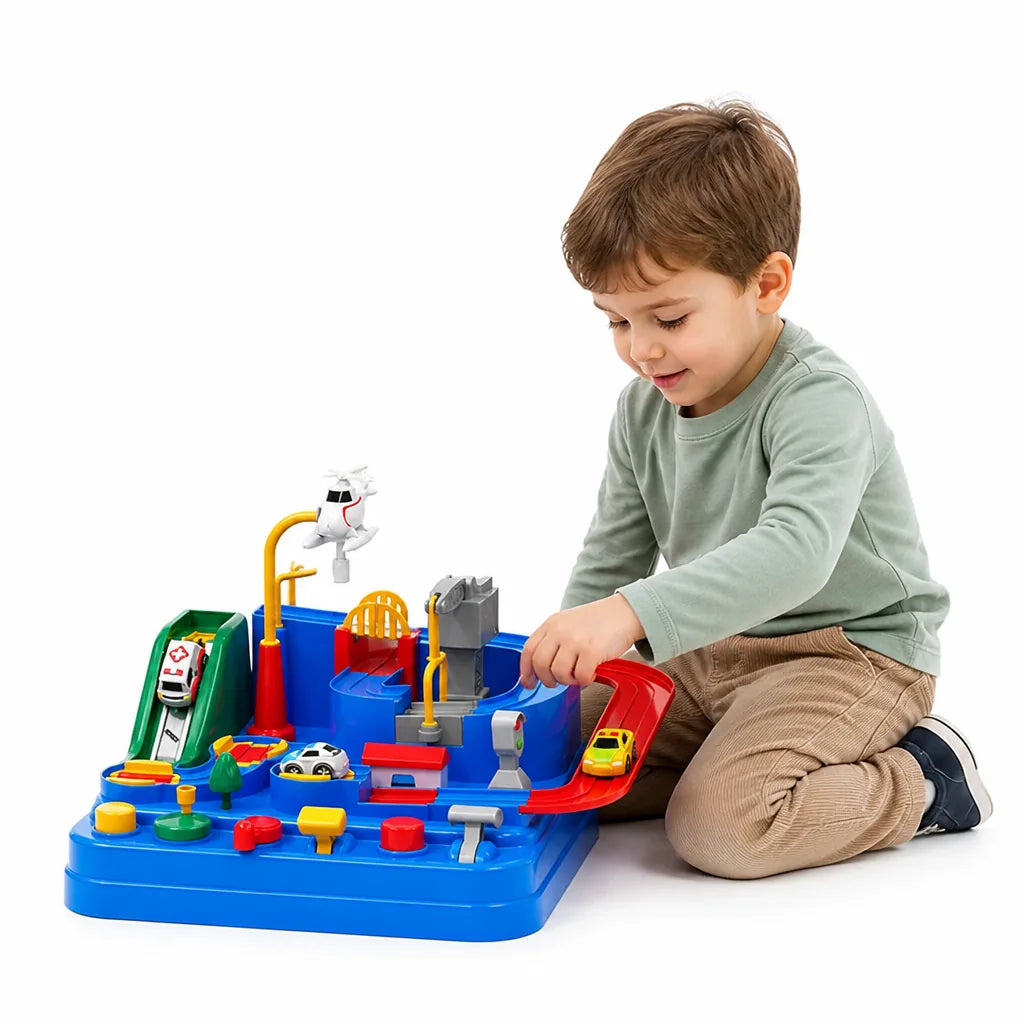 Sensory Vehicle Toy Textured Noise-Free Toddler-Safe