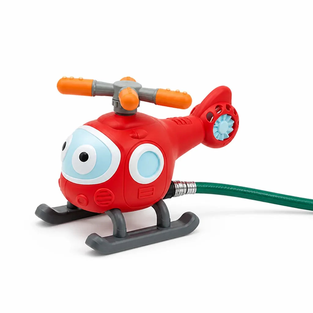 Sprinkler Toy Flying Helicopter With Bat & Ball