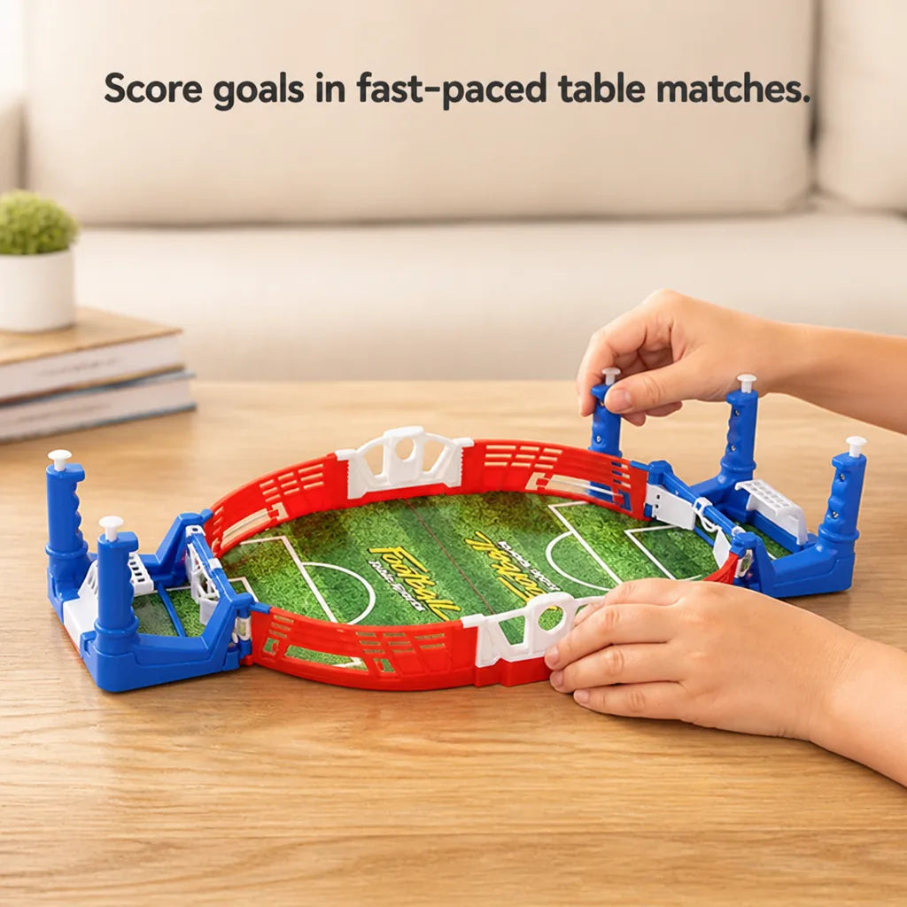 Tabletop Foosball Game Compact Portable Quick Setup