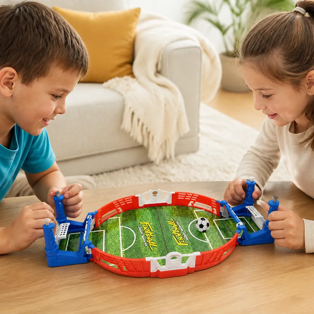 Tabletop Foosball Game Compact Portable Quick Setup
