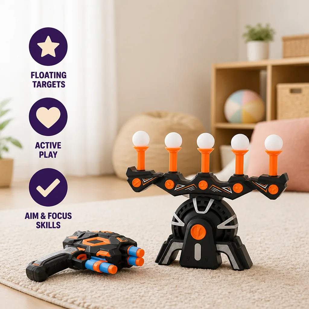 Target Game Floating Hover Balls Foam Blaster