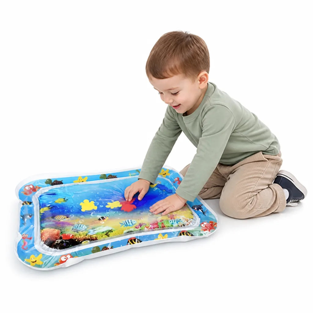 Tummy Time Water Mat Interactive Ocean BPA-Free & Leak-Proof