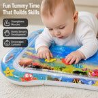 Tummy Time Water Mat Interactive Ocean BPA-Free & Leak-Proof