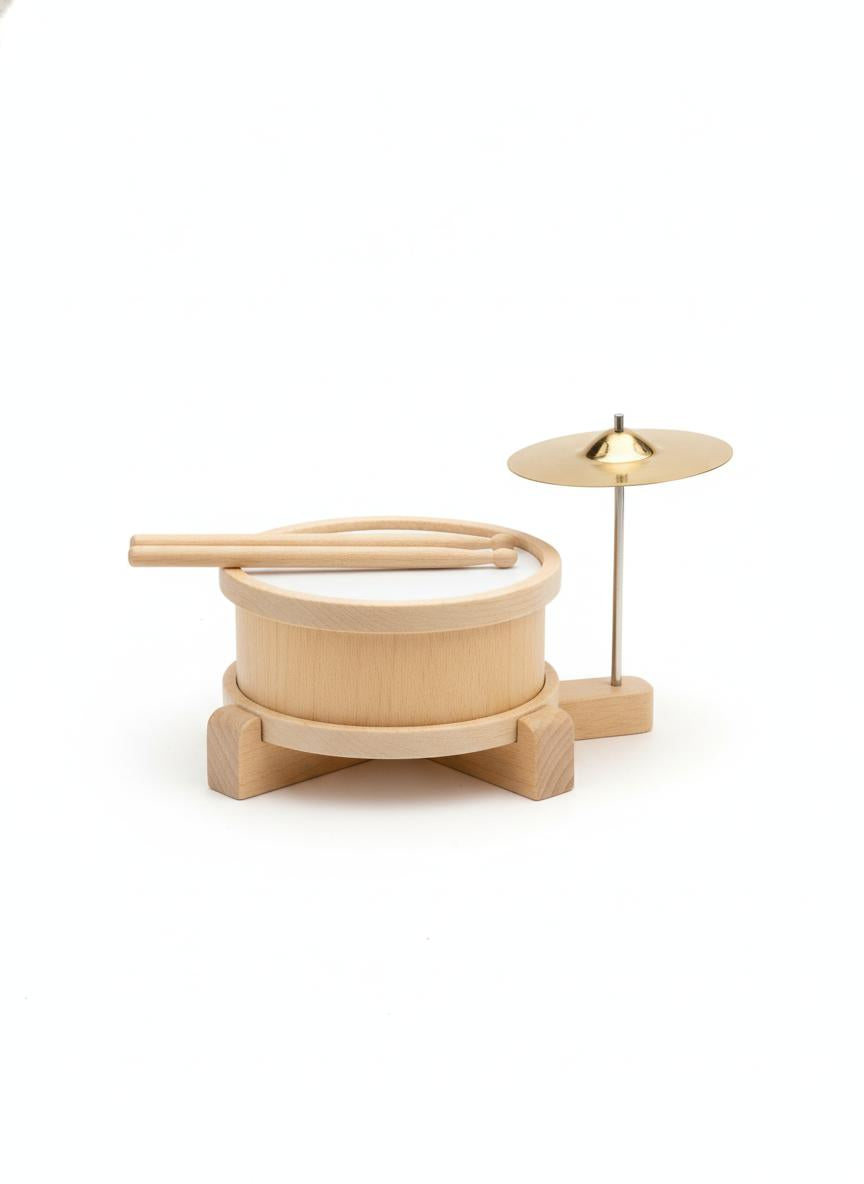 Kids Wooden Drum Kit