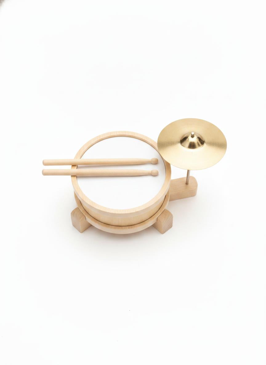 Kids Wooden Drum Kit